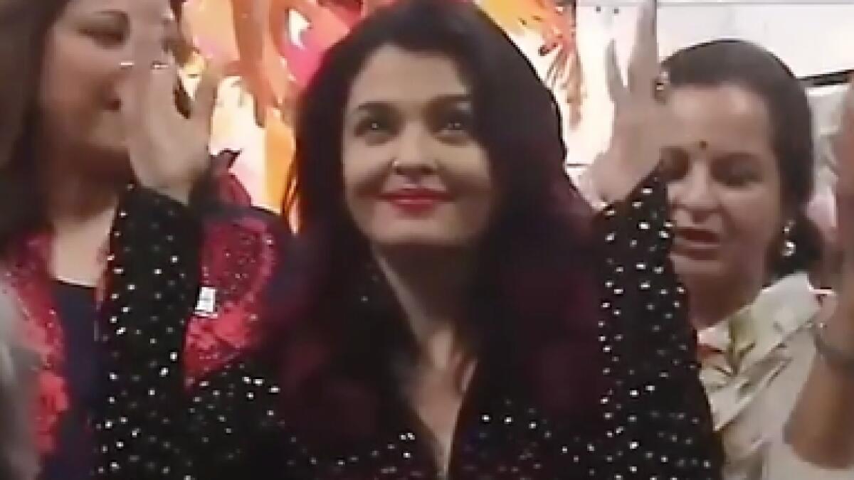 Video: Aishwarya Rai gets emotional during national anthem