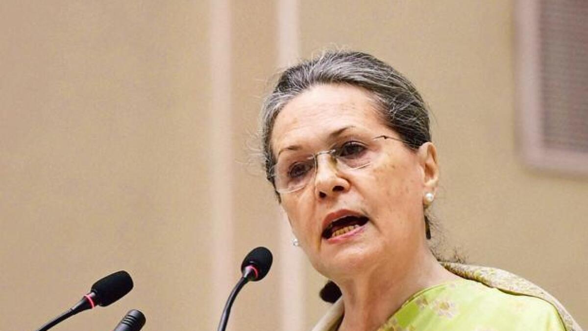 Sonia Gandhi named interim Congress President