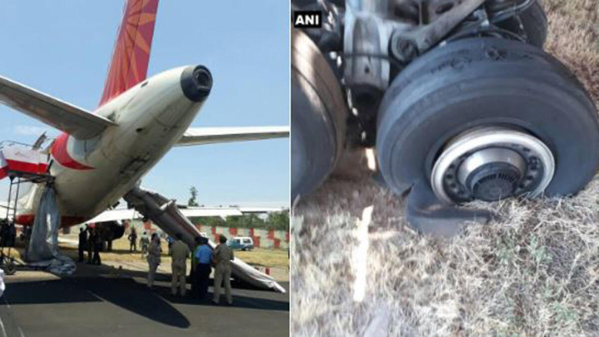 Air India plane suffers tyre burst,  passengers have narrow escape