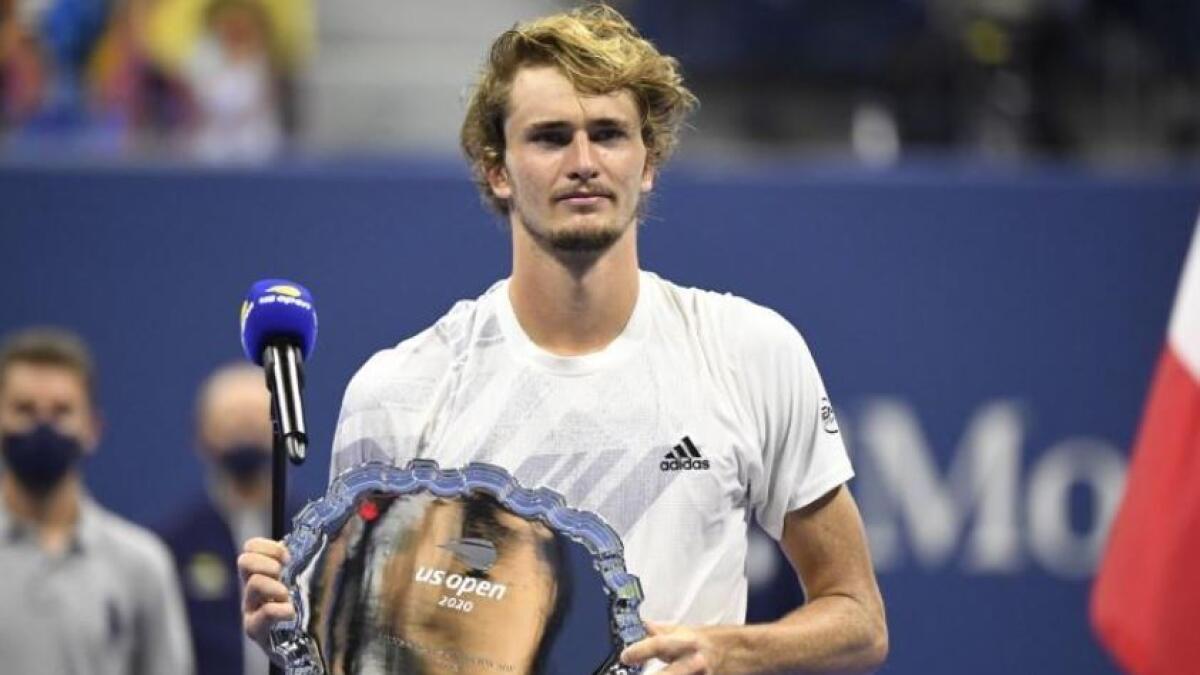 Alexander Zverev went two sets and a break up in his first Grand Slam final before losing in five sets to Austria's Dominic Thiem. (Reuters)