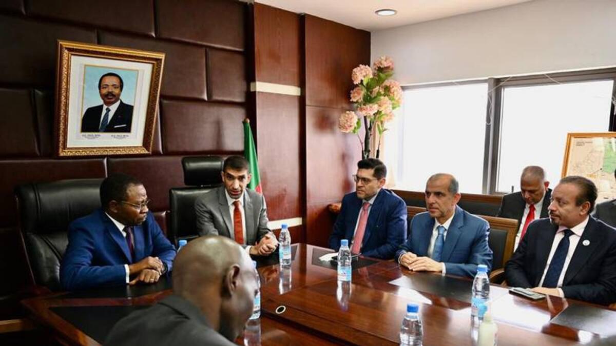 Dr Al Zeyoudi said that the visit reiterates the depth of strategic relations between the two countries, and the UAE's keenness to invest in some vital sectors in Cameroon that demonstrate great potential. — Wam