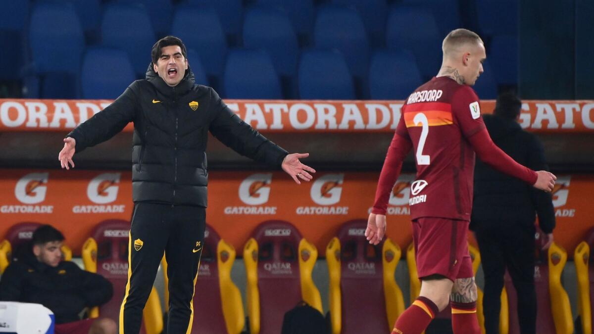 Roma were eliminated on Tuesday after a 4-2 extra-time defeat against Spezia. — Reuters