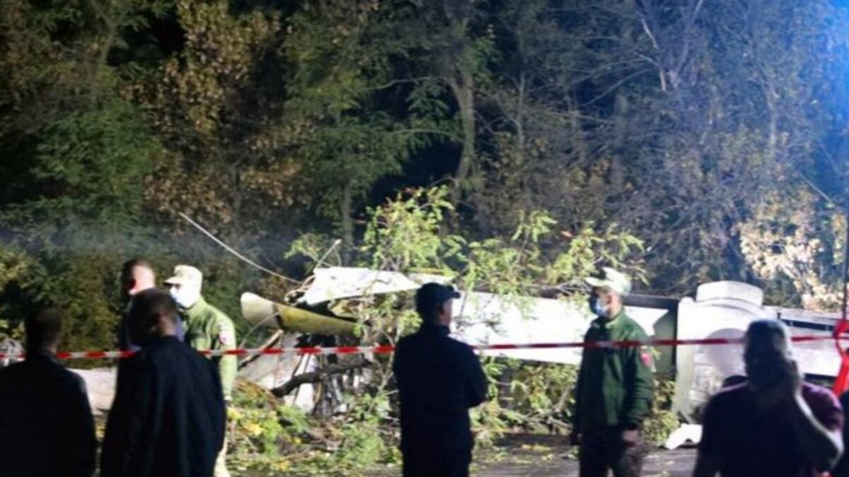 ukraine military, plane, crash, interior ministry, 22, killed
