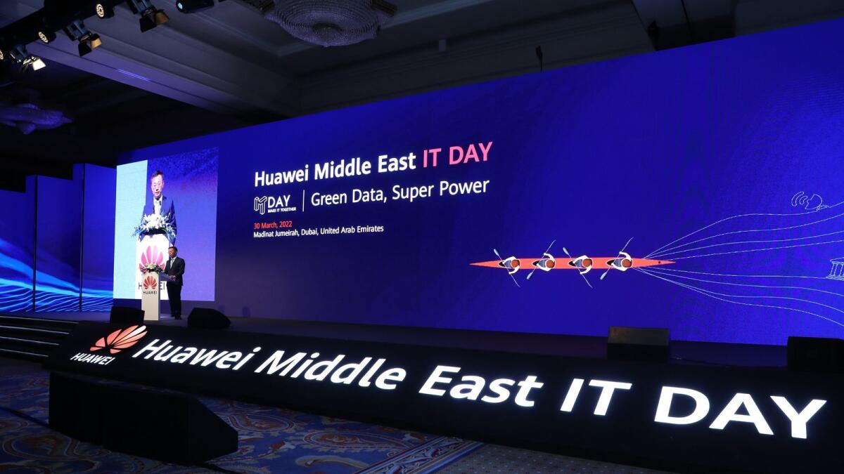 The Huawei Middle East IT Day 2022 also featured the release of a white paper titled 'The trend of data-intensive high-performance computing'. — Supplied photo