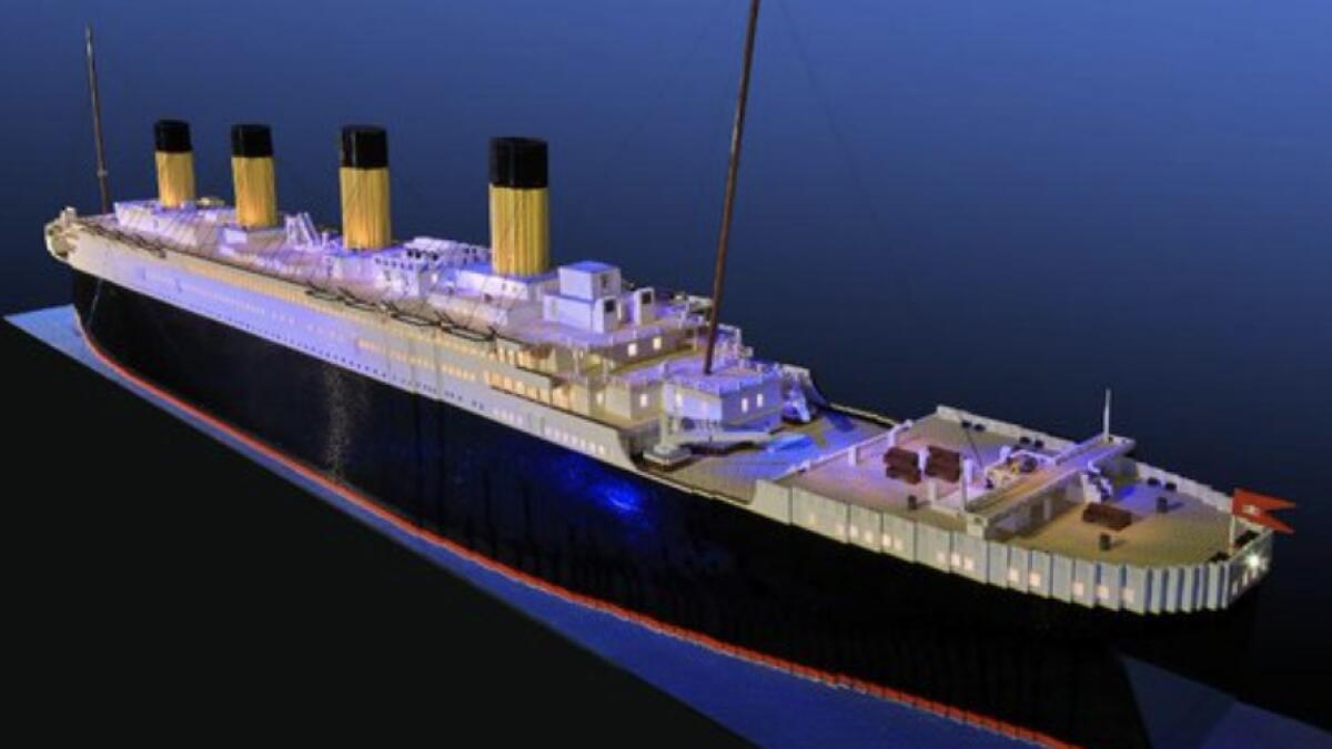 Boy with autism builds largest Titanic replica