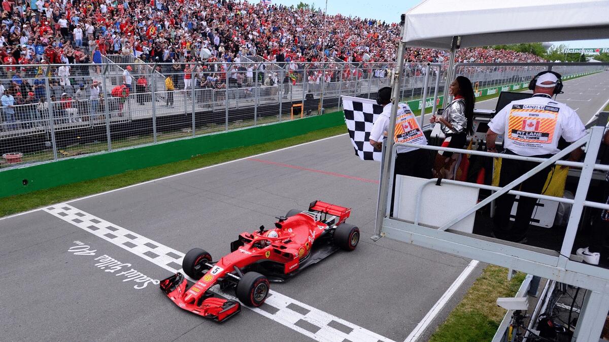 One race, two chequered flags: Vettel blasts Canadian GP gaffe