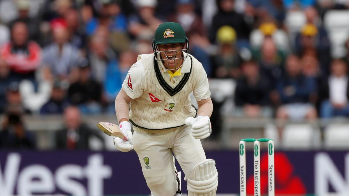 Australia's David Warner may play in third Test. — Reuters