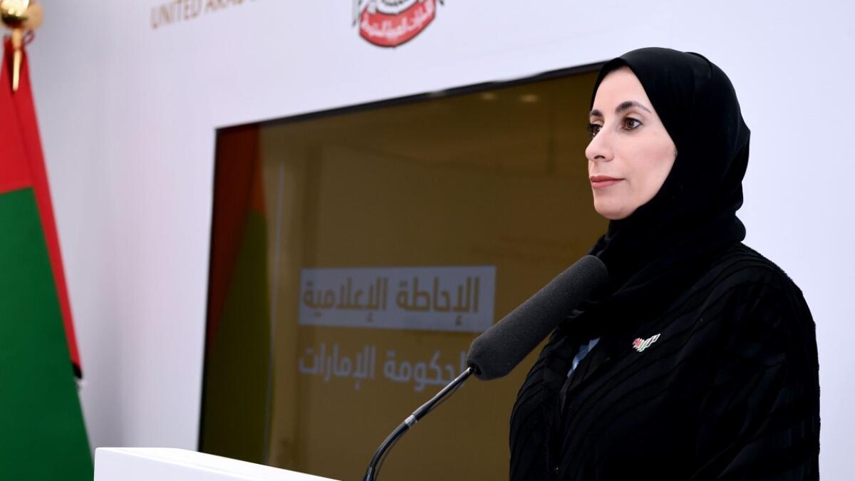 Dr Farida Al Hosani, official spokesperson for the UAE health sector.