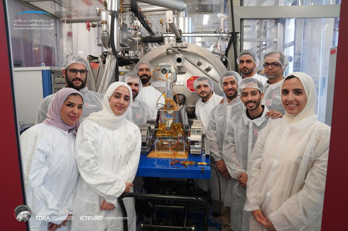 Led by Dr. Hamad AlMarzooqi, 50 team members completed Rashid Rover mission