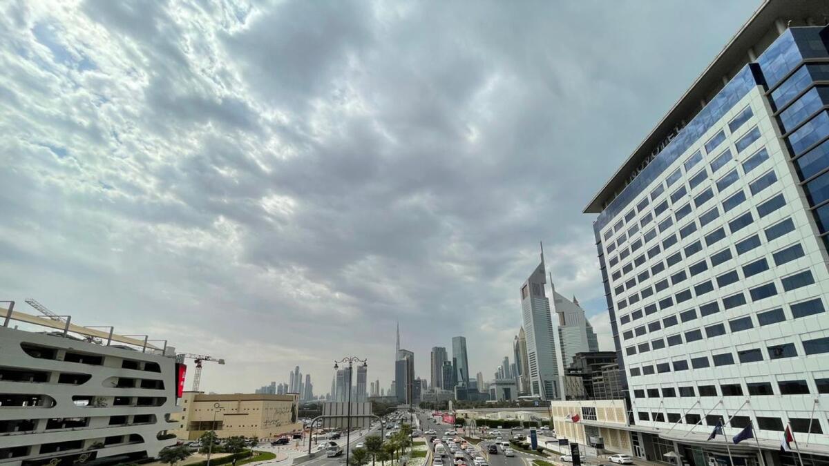 As seen from Dubai's World Trade Centre. Photo: Juidin Bernarrd