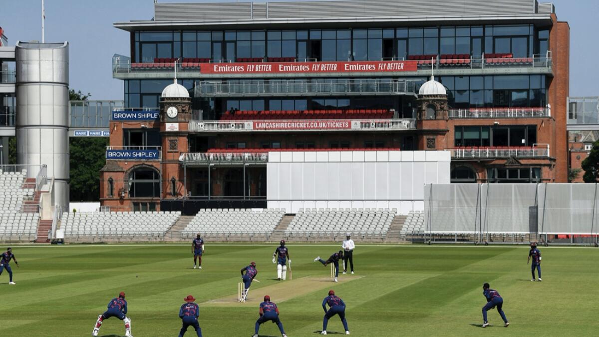 A general view of play during day two of a West Indies Warm Up match at Old Trafford in Manchester. Photo: PA(Research: Mohammad Thanweeruddin/Khaleej Times)