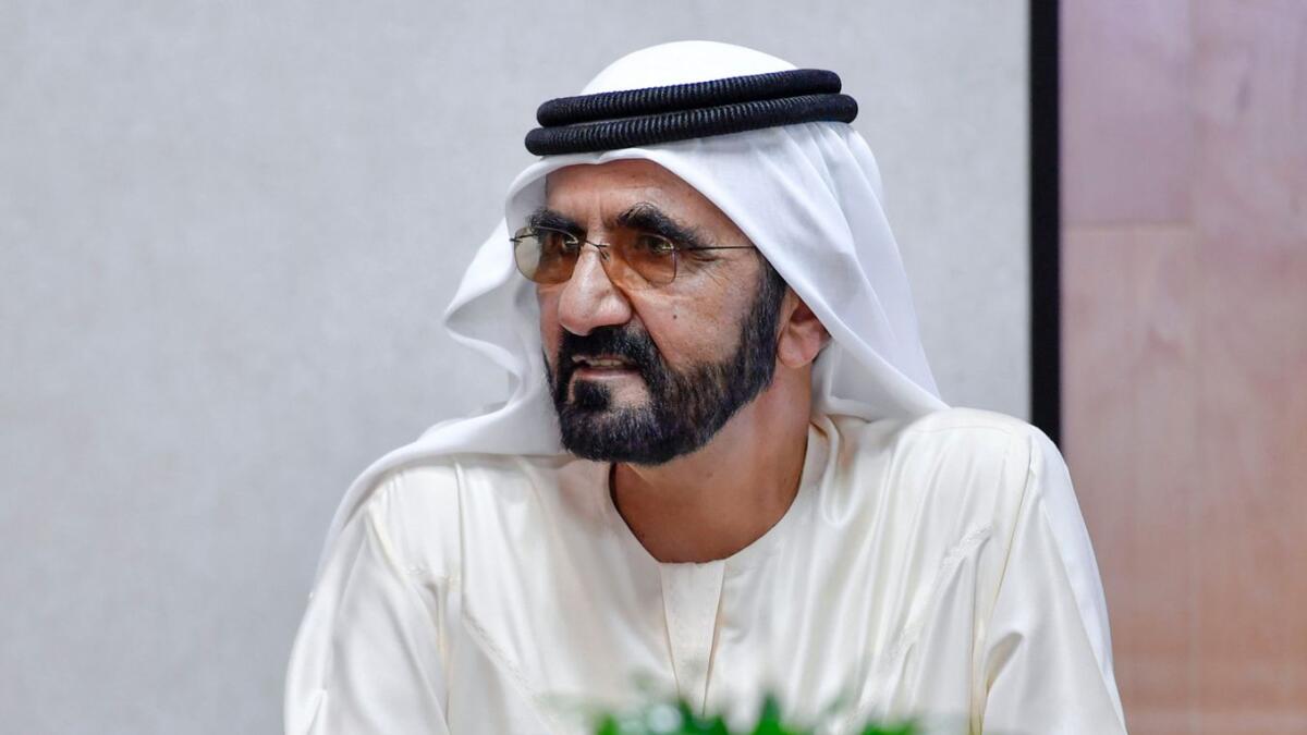 Sheikh Mohammed bin Rashid Al Maktoum approves the decision to form the Emirates Racing Authority’s Board of Directors. — Twitter