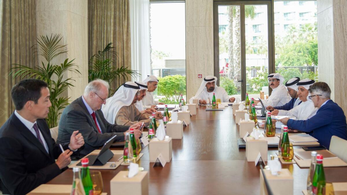 Sheikh Ahmed bin Saeed Al Maktoum, Chairman of the Dubai Supreme Council of Energy (DSCE), chaired the 74th meeting of the Council. — Supplied photo
