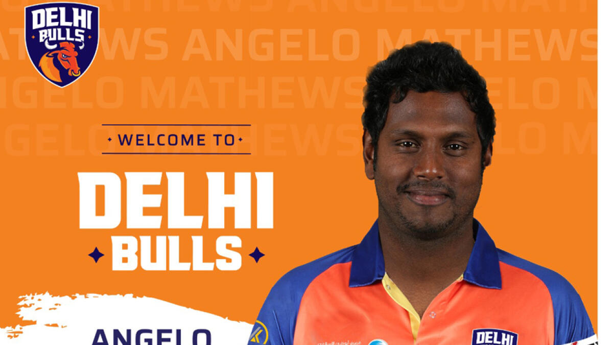 Sri Lanka star Angelo Mathews joins Delhi Bulls