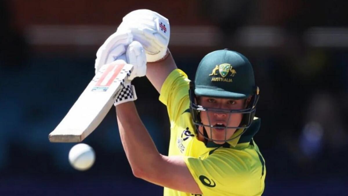 Australia's Harry Dixon, the dashing left-handed opener who idolises David Warner, can be a key player in the final. - Instagram