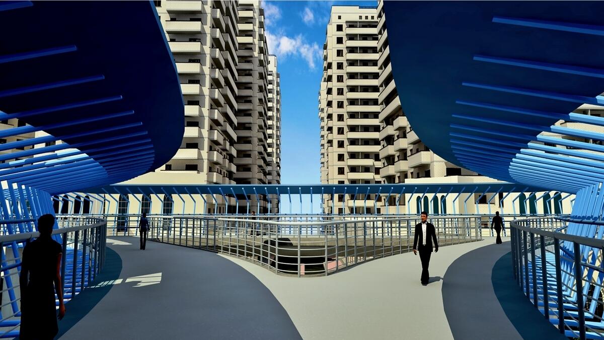 The Dubai Marina footbridge is just one of three in the RTA’s recently launched project for pedestrians.