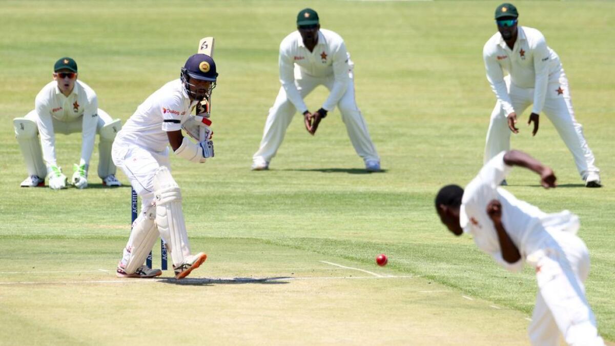 De Silva century puts Sri Lanka on top in Zimbabwe