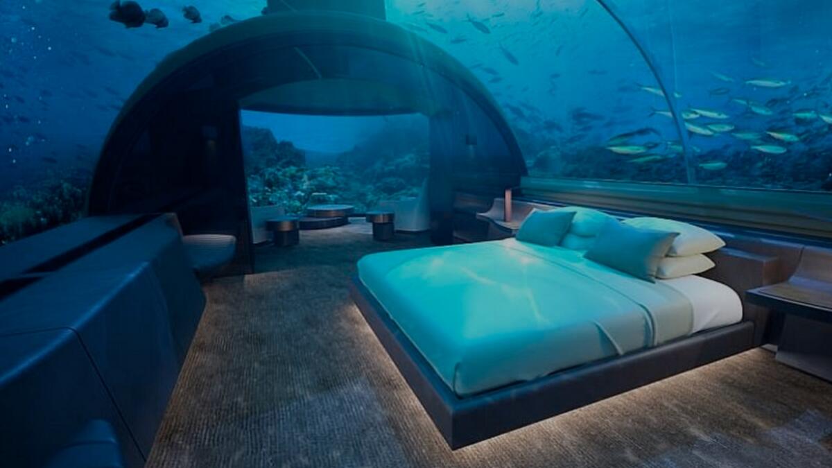 First-ever undersea villa opens at luxury hotel in Maldives