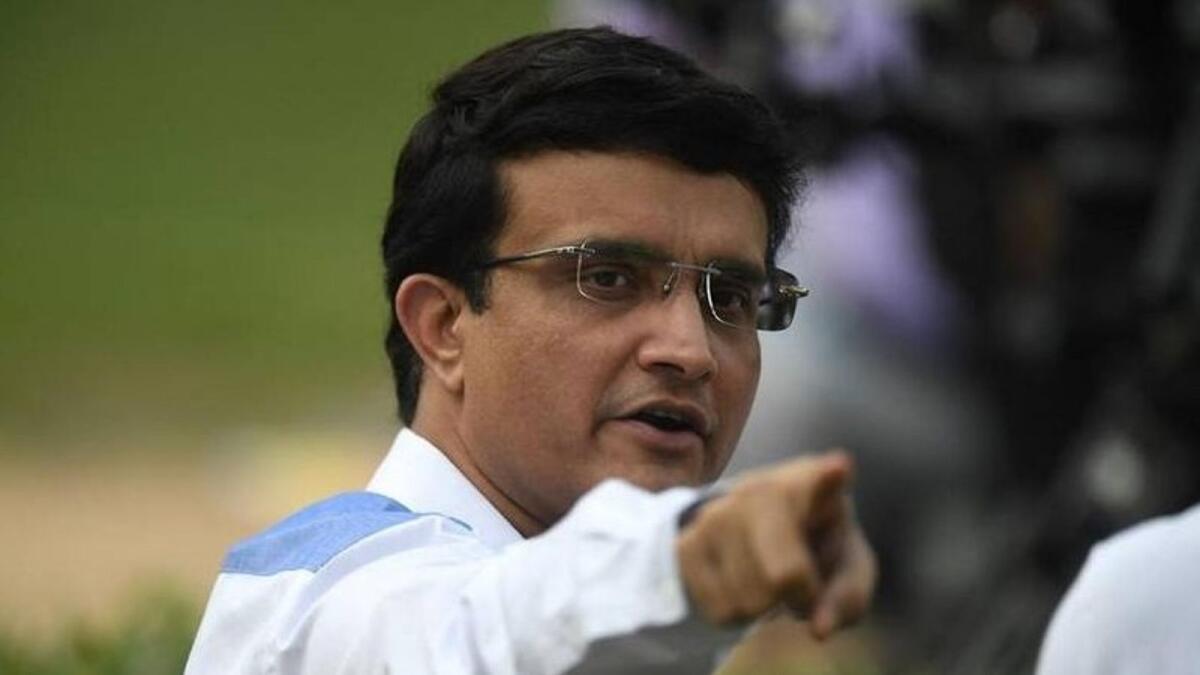BCCI chief Sourav Ganguly. (AFP file)