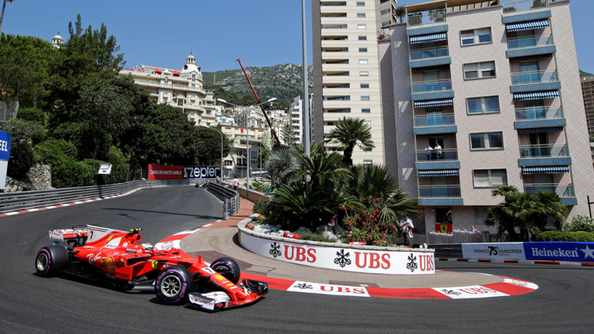 Raikkonen finally ends his pole position drought in Monaco Grand Prix