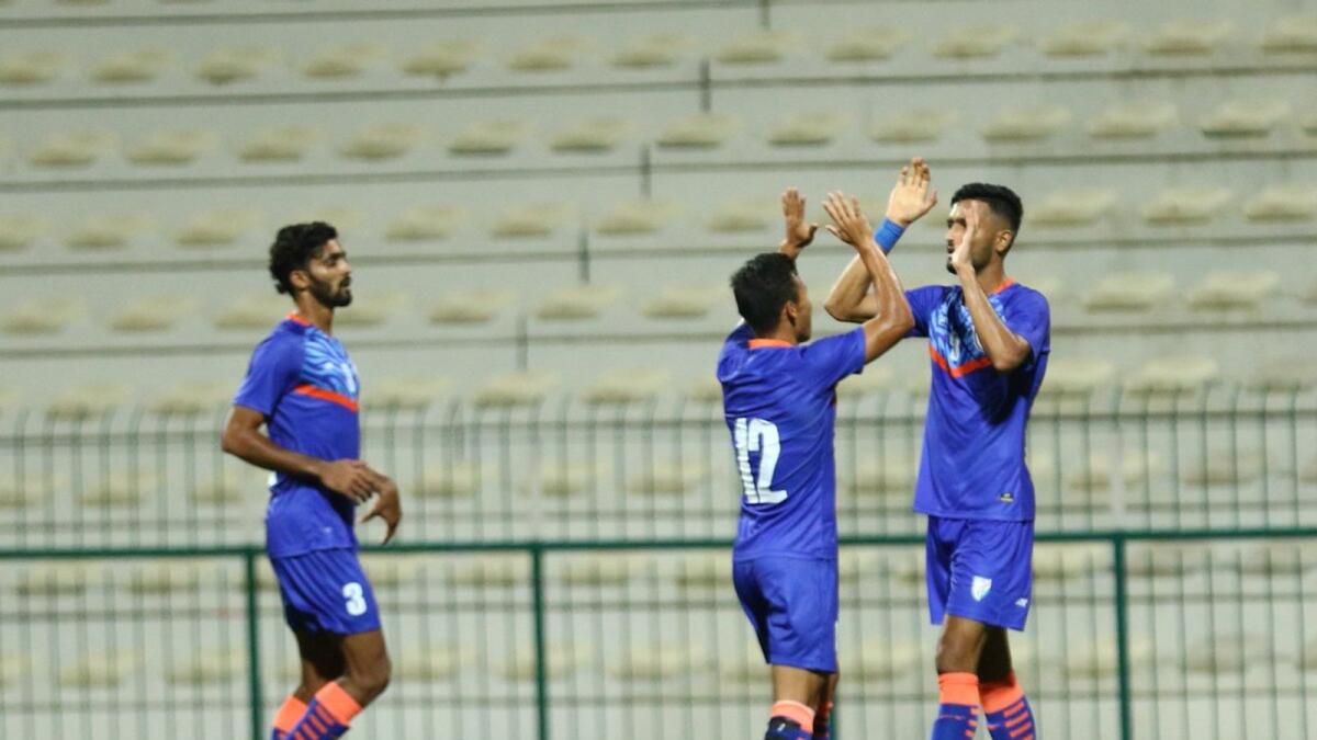 India face the formidable UAE in a friendly match. — Twitter