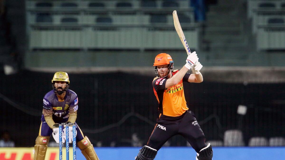 Jonny Bairstow of Sunrisers Hyderabad during the IPL match against Kolkata Knight Riders. — ANI