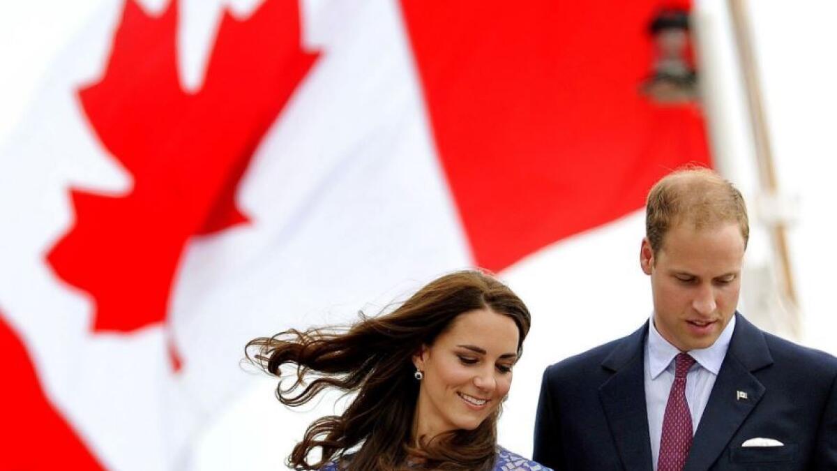 Prince William, Kate Middleton travel to Canada