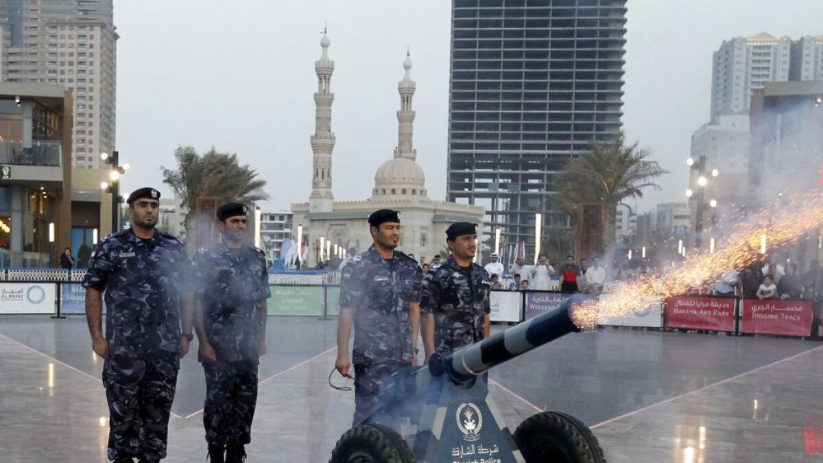 Time-travel to the past with Ramadan cannons