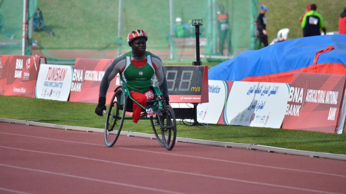 Gambian Para athlete Malang Tamba. (Supplied photo)