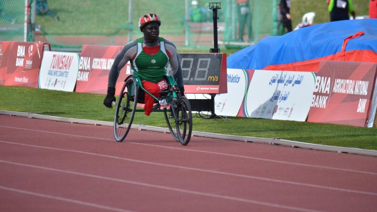 Gambian Para athlete Malang Tamba. (Supplied photo)