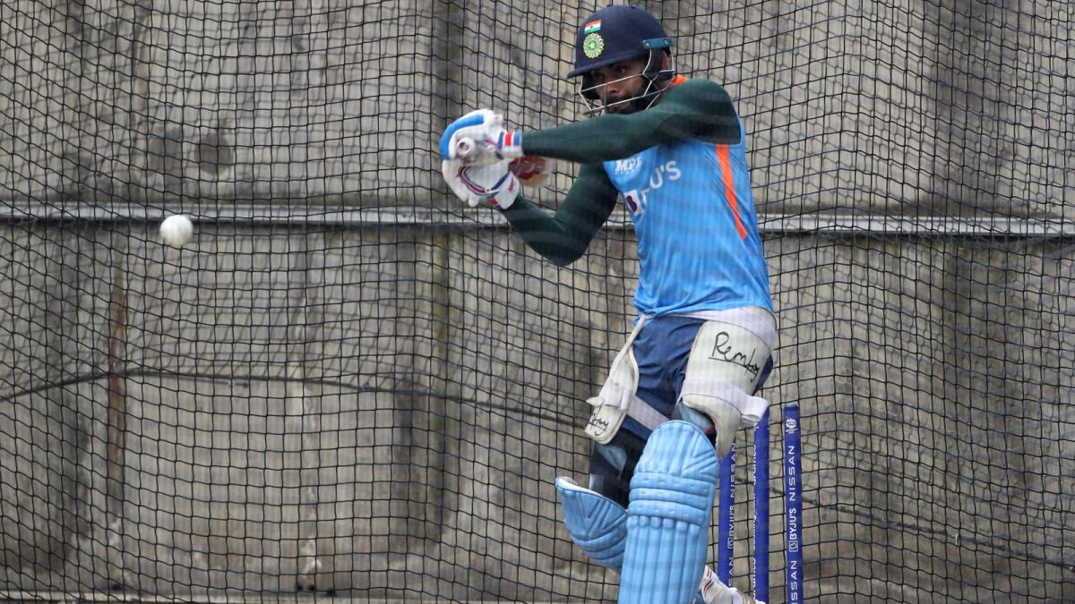 India's Virat Kohli during a practice session at the Melbourne Cricket Ground on Saturday. — AFP