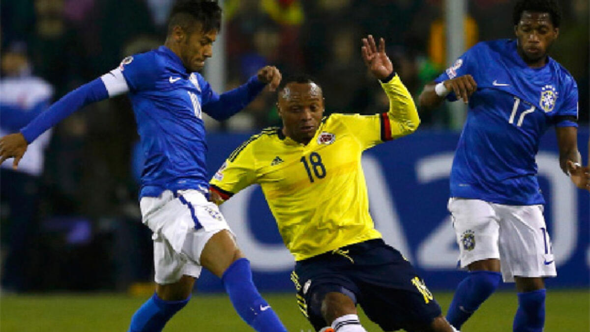 Neymar sent off as Colombia stun Brazil