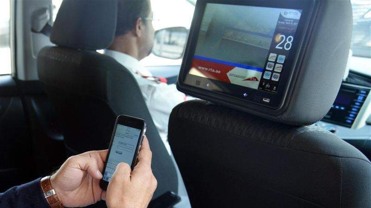 More Dubai taxis get free Wi-Fi, interactive screens