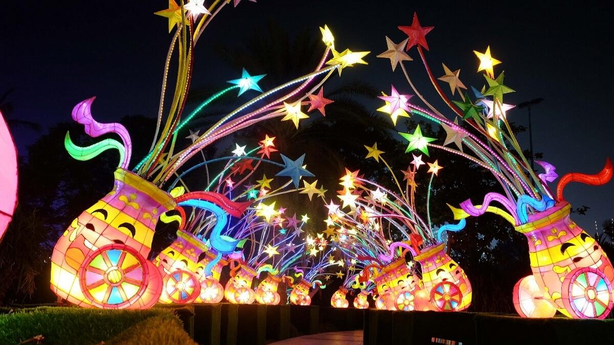 Dubai Garden Glow, a unique theme park in Zabeel Park, opened for its fifth season on Tuesday, October 1, 2019. Photo by Shihab/ Khaleej Times