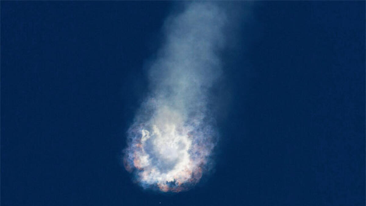SpaceX’s Falcon rocket explodes after liftoff