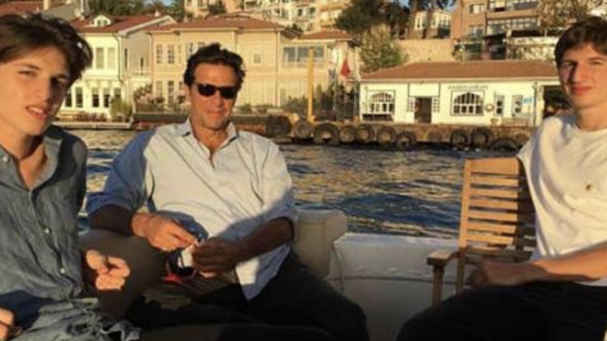 PM Imran Khans sons in Pakistan for 4-day break
