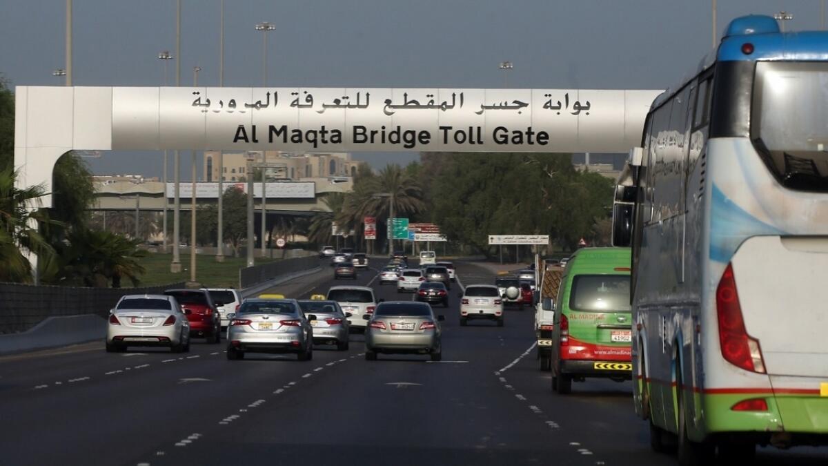 Abu Dhabi toll, department of transport, DoT Abu Dhabi, salik charges, toll gates