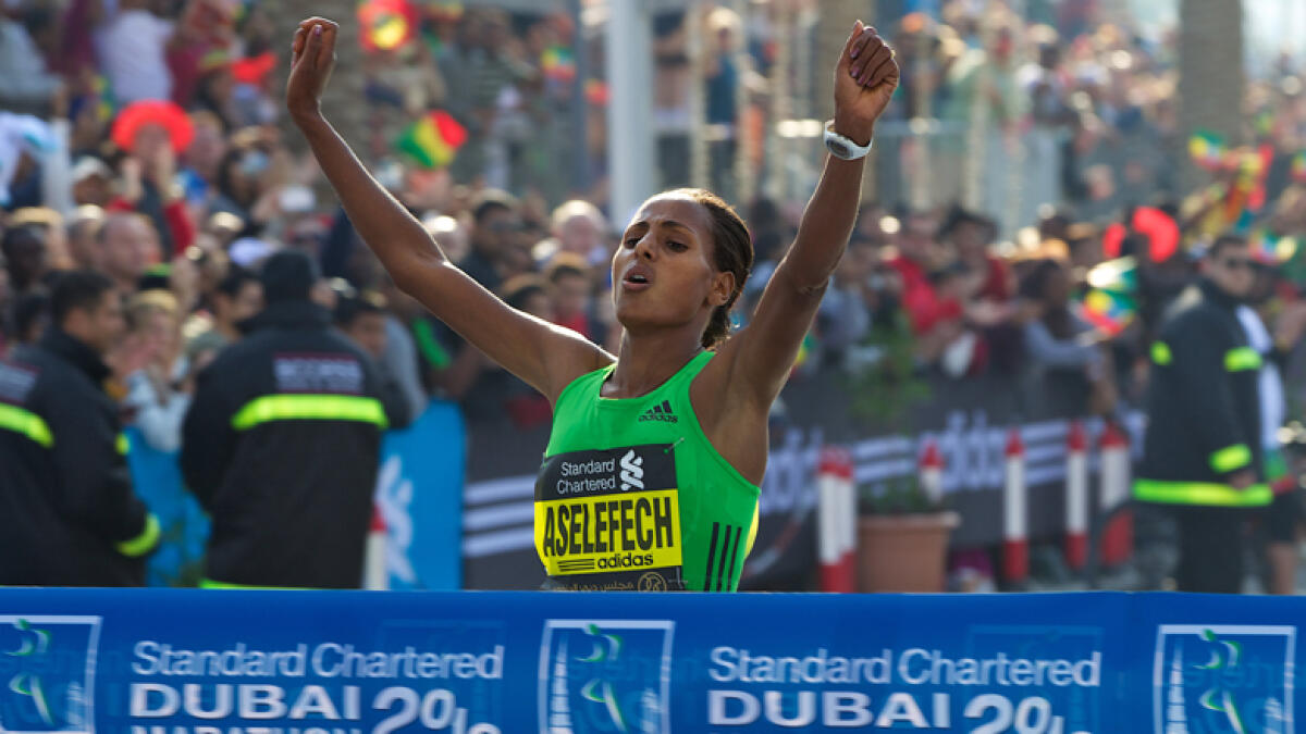 Mergia, Dibaba set for Dubai Marathon battle