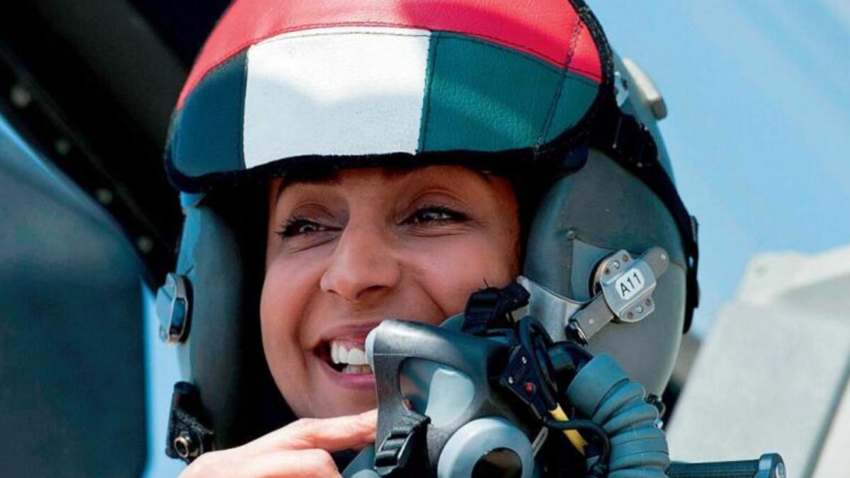 Mariam al-Mansouri, the first female fighter pilot of the UAE
