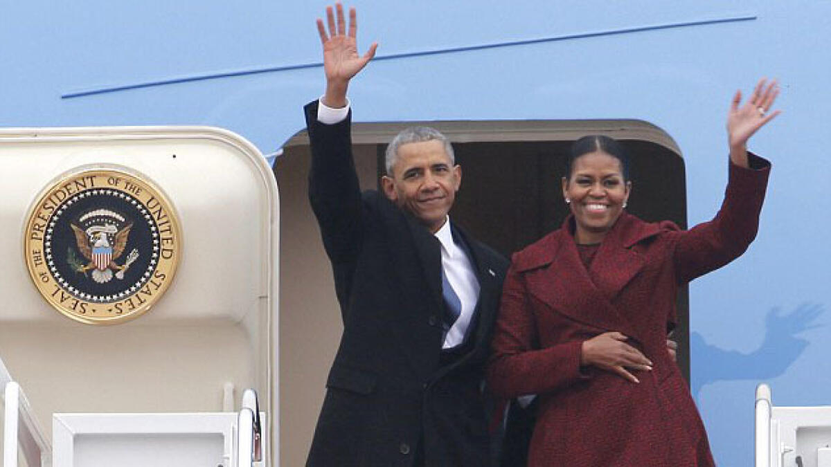Obamas last Presidential flight diverted 