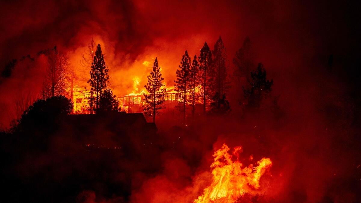 California, North Fork, wildfires, trapped