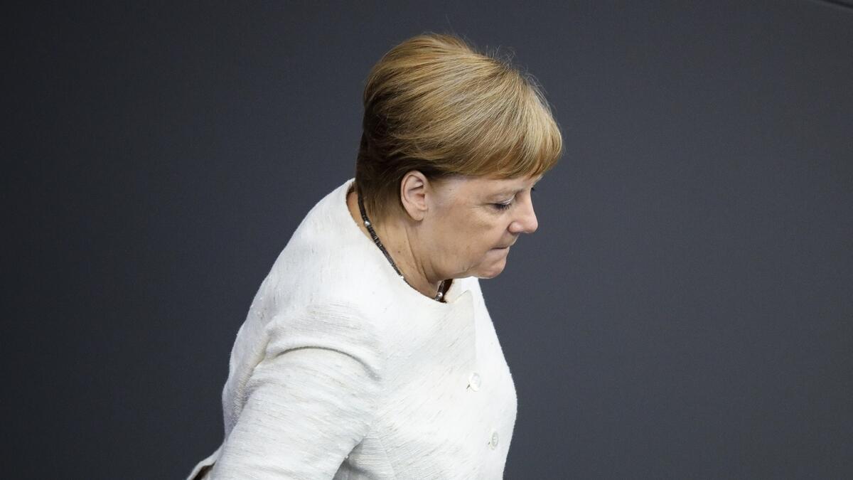 Video: Germanys Merkel seen shaking for second time this month