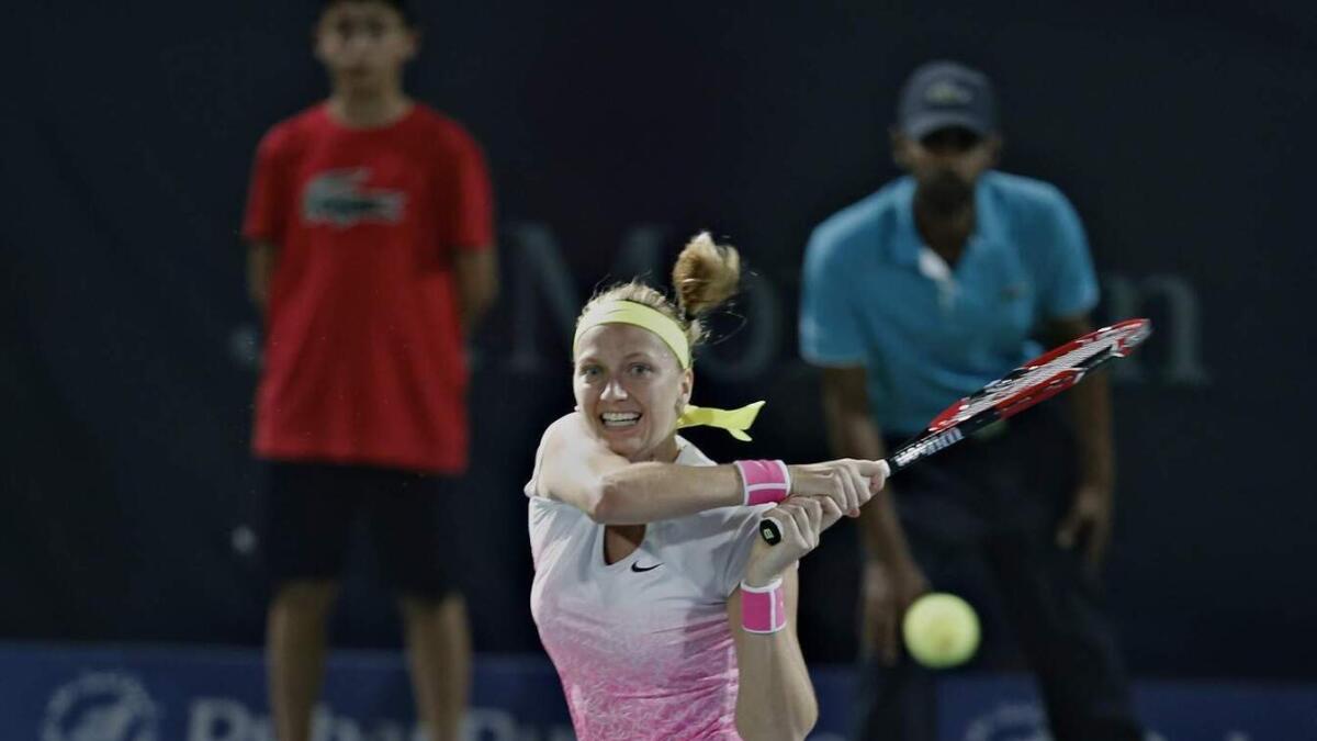 Kvitova aiming for her second Dubai title