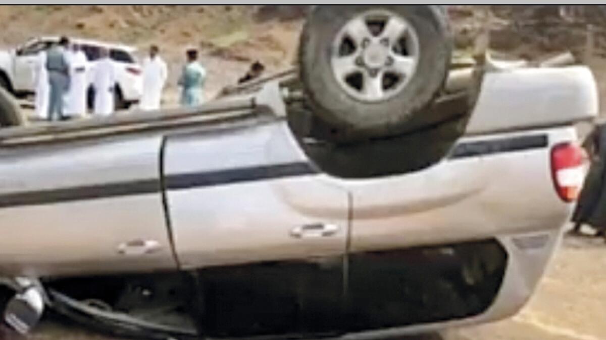 Emirati man dies after car overturns in UAE