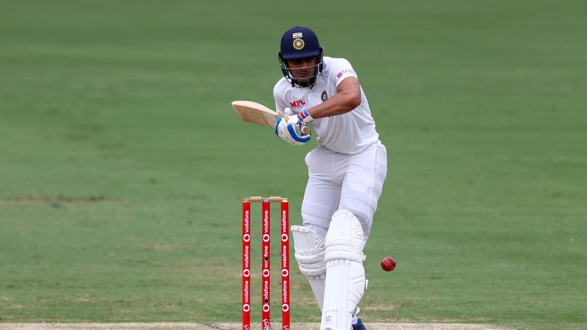 Shubman Gill made 91 in the second innings of the fourth Test in Brisbane. (AFP)