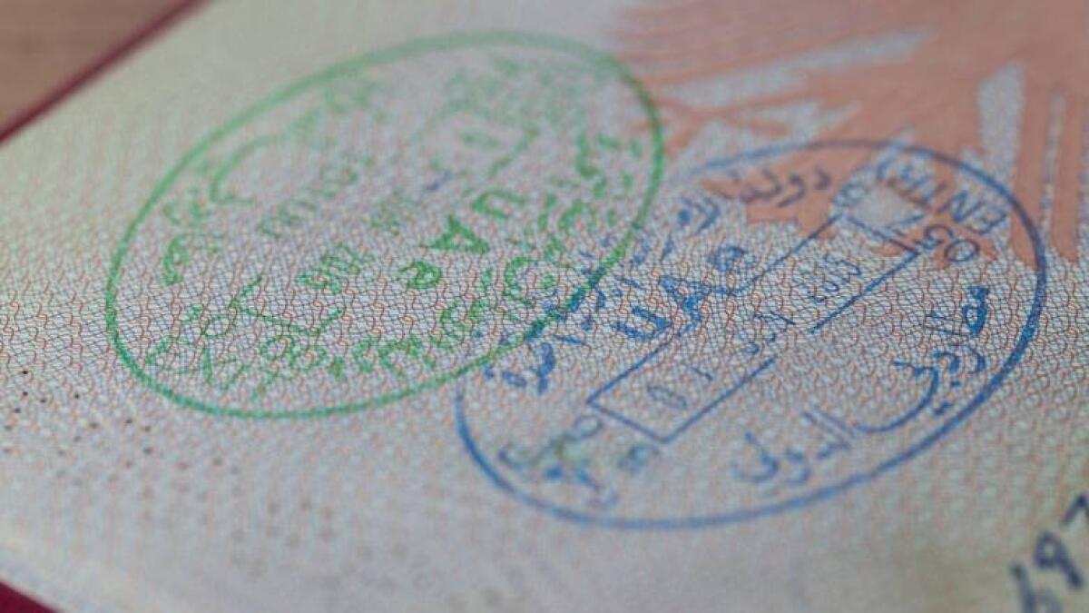 Employment,permits, residence visas, issued, automatically, UAE