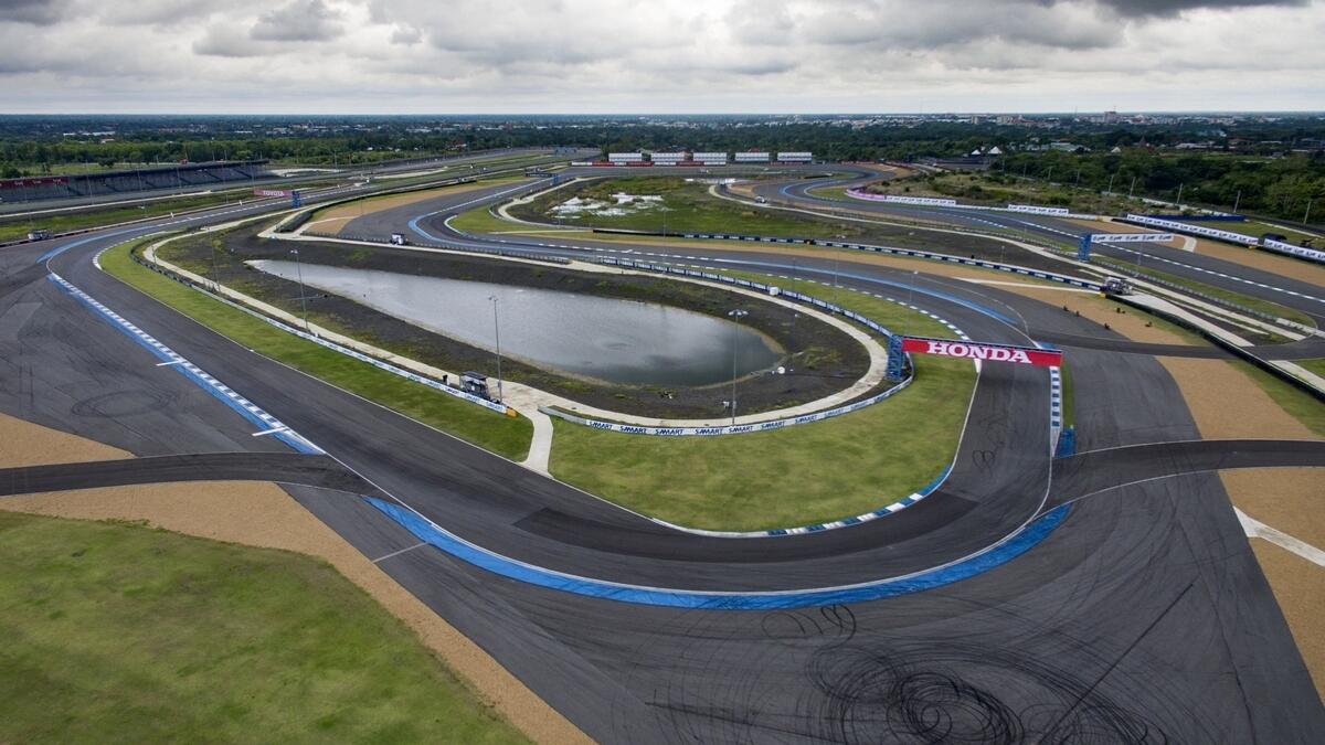 In this file photo taken on May 17, 2017 shows the Chang International Circuit, Thailand's first FIA Grade 1 approved motorsport race track, in the northeastern Thai province of Buriram