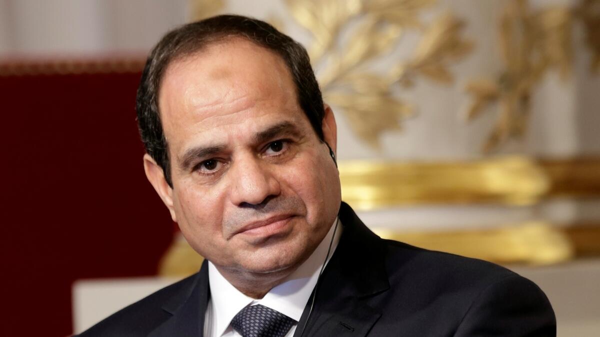 Egyptian President Abdel Fattah El Sisi.- Reuters file photo