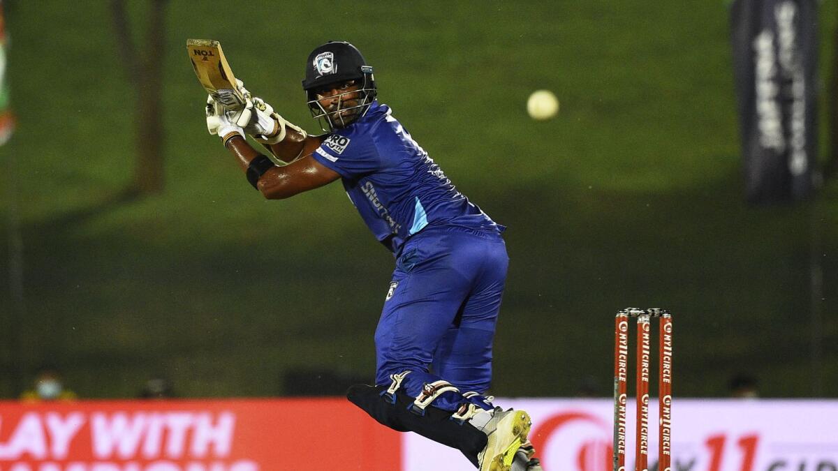 Thisara Perera is the second player to achieve the feat in 2021. (AFP)