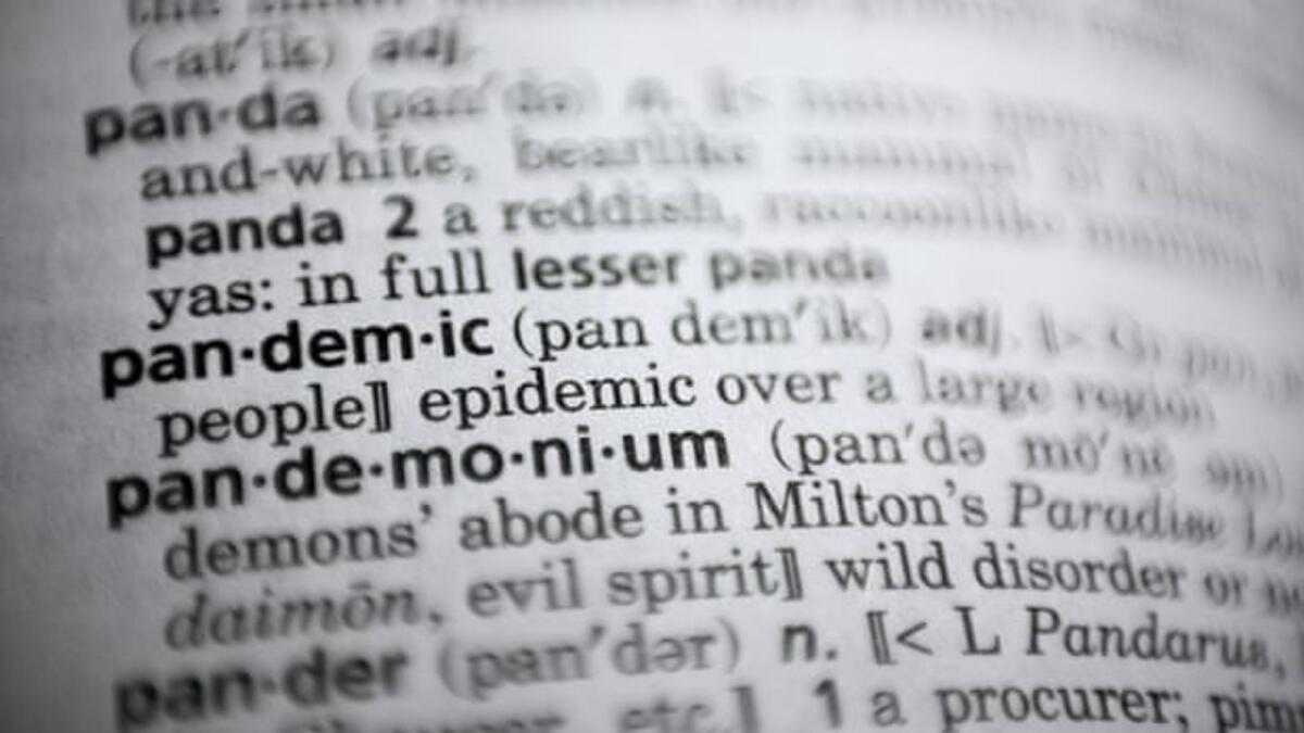 Pandemic ‘probably isn’t a big shock’, said Peter Sokolowski, editor at large for Merriam-Webster.